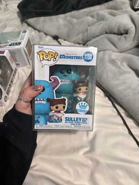 Funko Sulley and Boo Vinyl Figure Duo in Teal and Purple